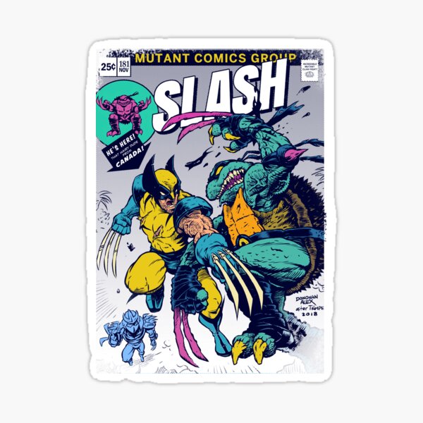Wolvie vs Slash Sticker