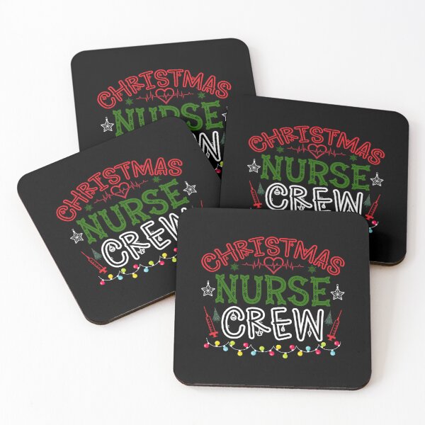 Item preview, RN Christmas Crew Shirts for Nurse ER Staff BSN CNA MD ICU | Christmas Crew Shirts for Nurses designed and sold by Teez-Me.