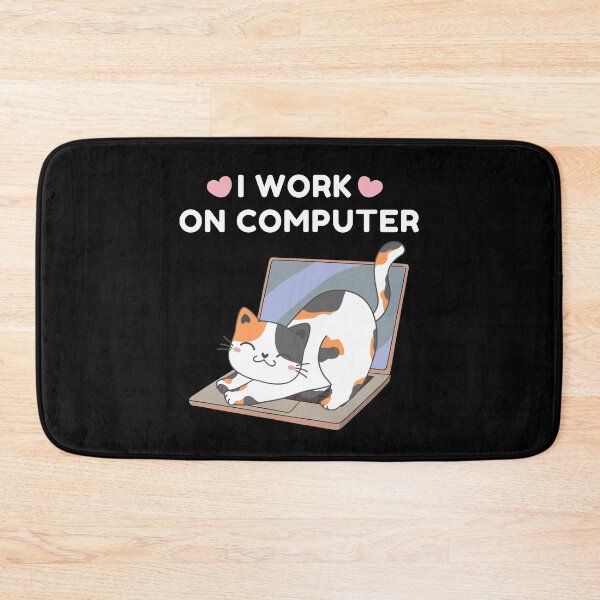 Item preview, Funny Cats and Computers Halloween Kitty  designed and sold by Pixie-agenca.