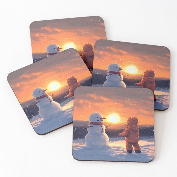 Item preview, Little one and their snowman designed and sold by liana campbell.