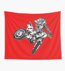 Motocross Wall Tapestry