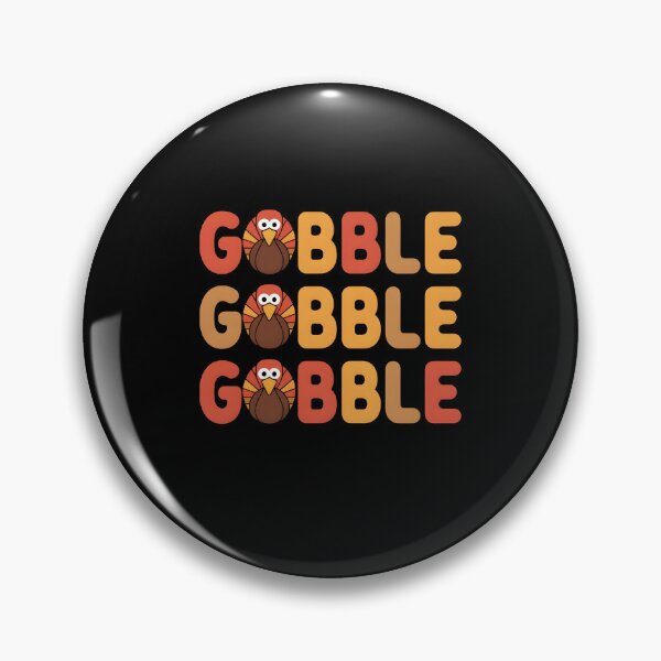 Artikelvorschau, Gobble, Thanksgiving Gobble, Turkeyfan, Geschenk für Thanksgiving entworfen und verkauft von VibrantCraftsCo.