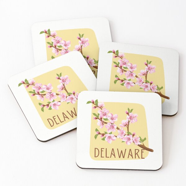 Item preview, Delaware State Flower Peach Blossom Classic T-shirt Sticker designed and sold by ThinkNature!.