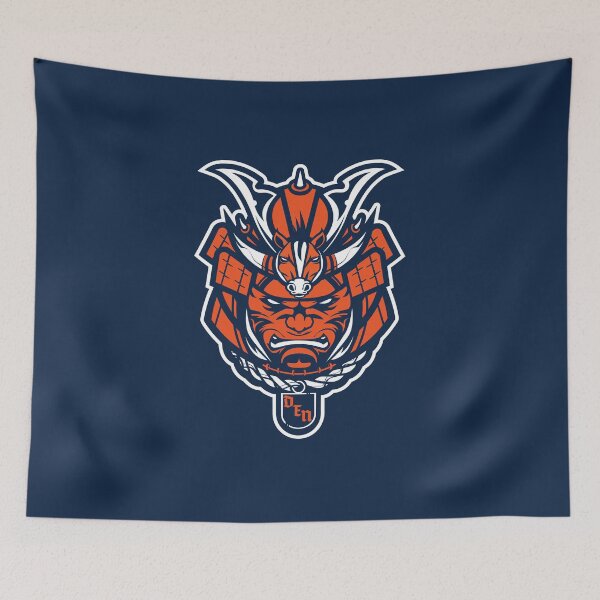 Item preview, Samurai Warrior Denver Broncos Design – Fierce NFL Fan Apparel for True Broncos Warriors designed and sold by OrganicGraphic.