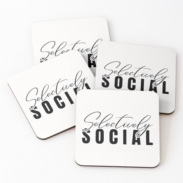 Item preview, Selectively Social designed and sold by Shy Introvert Tales.