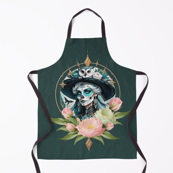 Item preview, Stunning woman adorned with a stunning sugar skull makeup designed and sold by nicky2342.