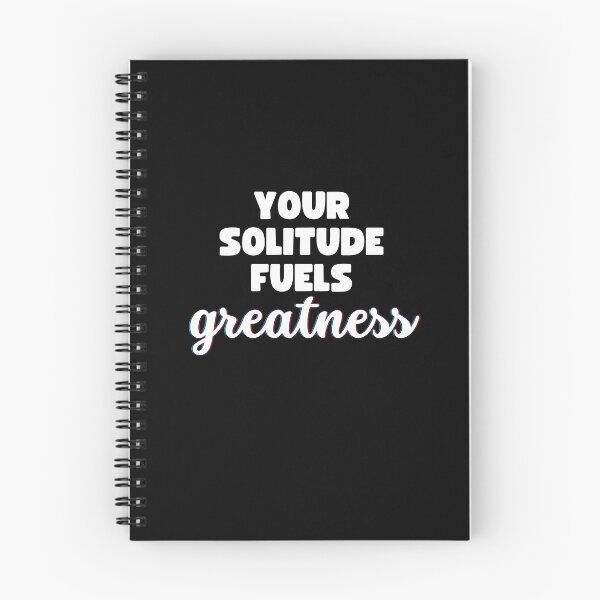 Item preview, Your Solitude Fuels Greatness designed and sold by Shy Introvert Tales.