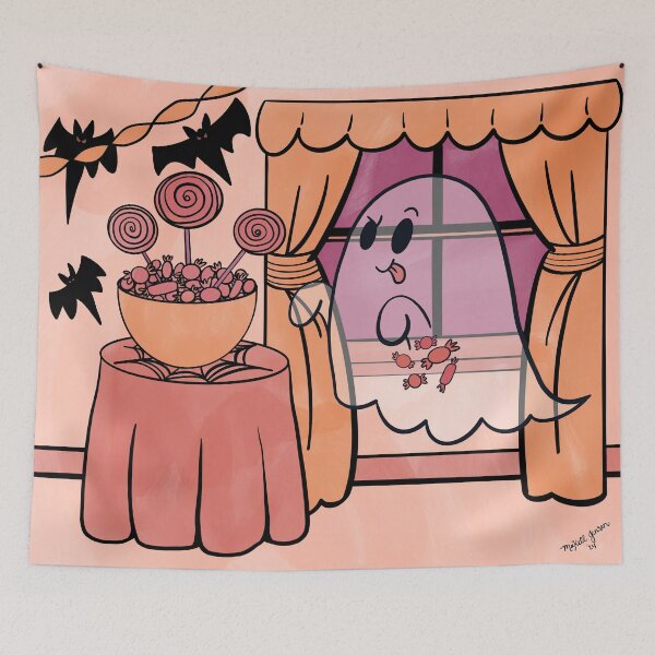 Item preview, Sneaky Ghost (blaze) designed and sold by makell-creates.