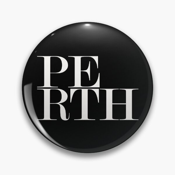 Item preview, Perth Australia Typography Minimalist City Travel Art designed and sold by kakarikihill.