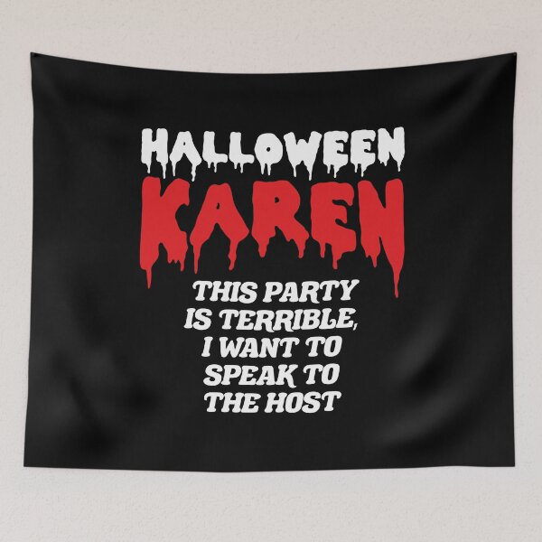 Item preview, Halloween Karen Funny Meme Spooky Party Host Costume designed and sold by w1ckerman.