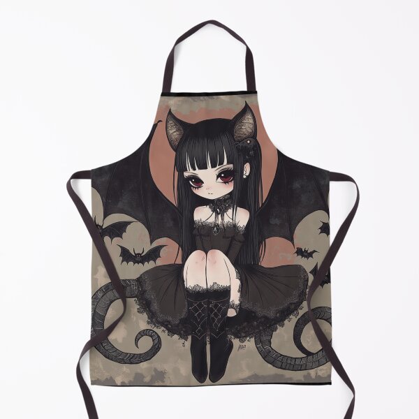 Item preview, Creepy Cute Bat Cat Anime Girl Succubus designed and sold by PitchBlackIcon.