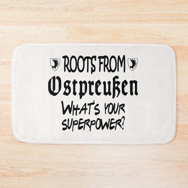 Item preview, Roots From East Prussia; What Is You Superpower; designed and sold by StickerApe.