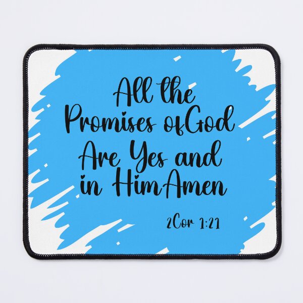 Item preview, Bible Verse All The Promises of God Are Yes and Amen designed and sold by ANewGlory.