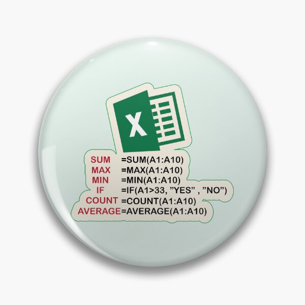 Item preview, Ms Excel formulas Art for Students and office worker who work in excel & spreadsheet designed and sold by Science Engineering Gifts.
