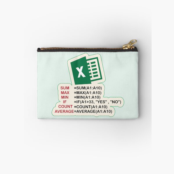 Item preview, Ms Excel formulas Art for Students and office worker who work in excel & spreadsheet designed and sold by Science Engineering Gifts.