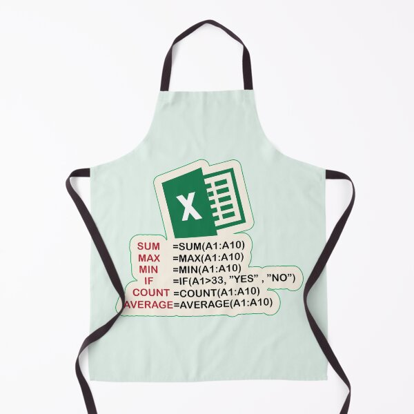 Item preview, Ms Excel formulas Art for Students and office worker who work in excel & spreadsheet designed and sold by Science Engineering Gifts.