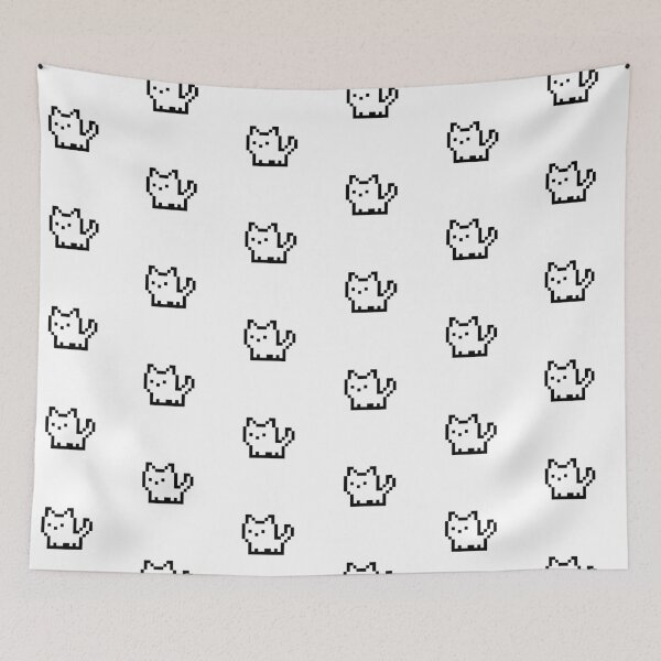 Item preview, glimpse of cat pixle designed and sold by moodboardzz.