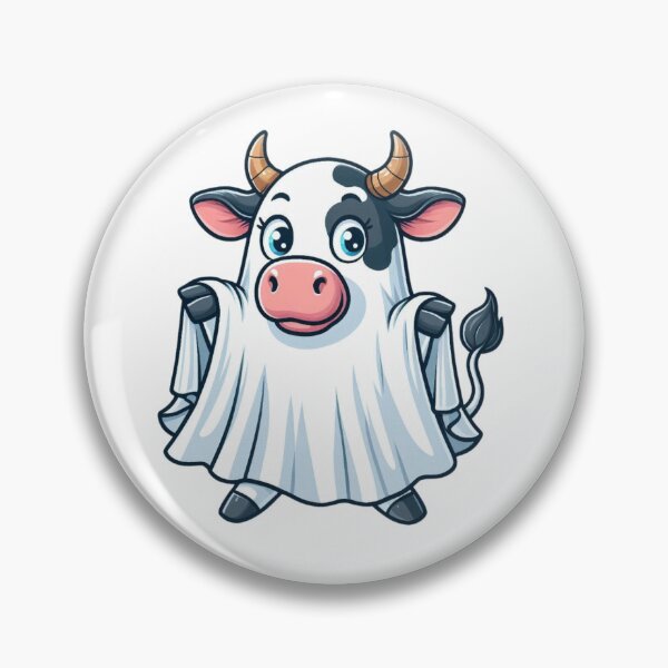 Item preview, Spooky Ghost Cow designed and sold by jessicapounds.
