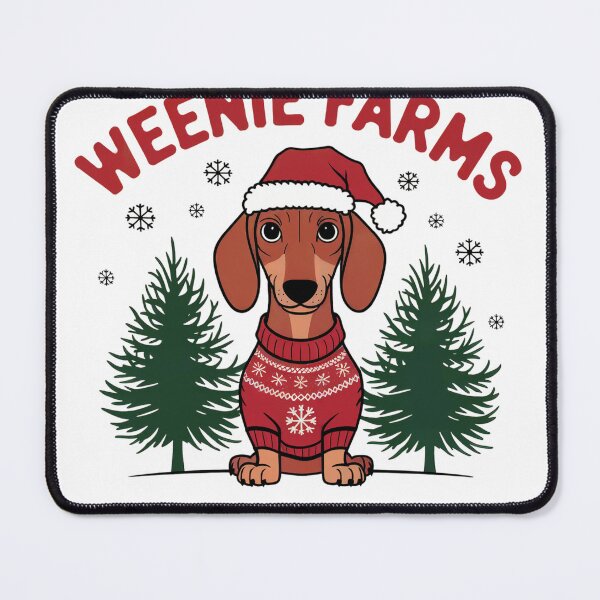 Item preview, Weenie Farms Dachshund Christmas Tree  designed and sold by BeansHotTees.