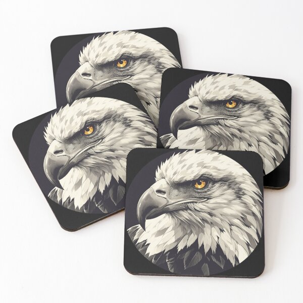 Artikelvorschau, Weißkopfseeadler, Ruhiger Weißkopfseeadler, Schöner Weißkopfseeadler entworfen und verkauft von PatternFly.