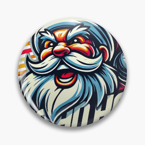 Item preview, Retro Santa with Ho Ho Ho! designed and sold by lubushop1.