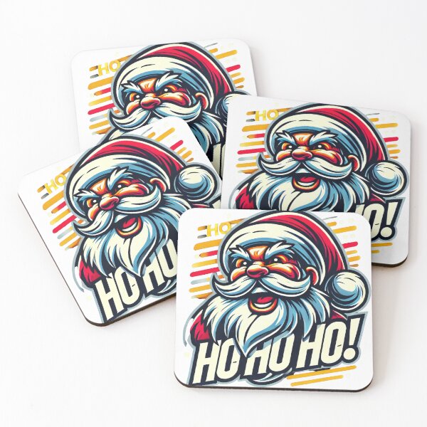 Item preview, Retro Santa with Ho Ho Ho! designed and sold by lubushop1.