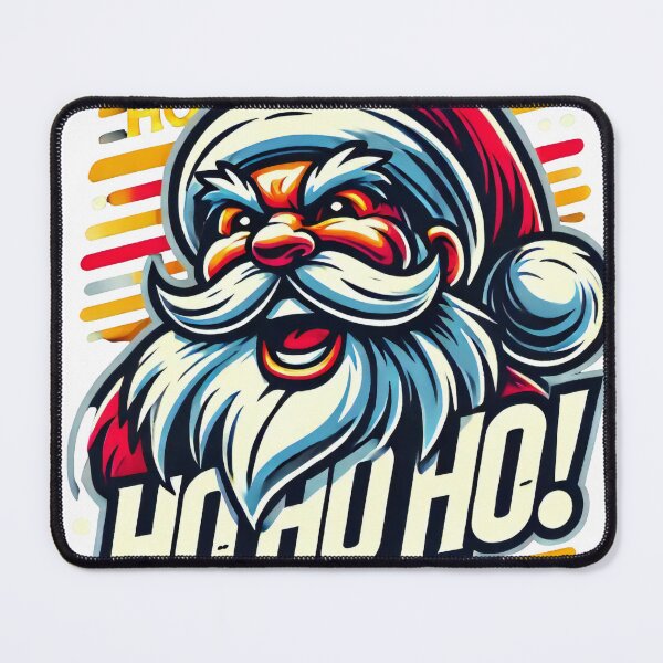 Item preview, Retro Santa with Ho Ho Ho! designed and sold by lubushop1.