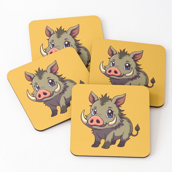 Artikelvorschau, Lustiges und süßes Anime-Wildschwein entworfen und verkauft von ThreeftlyPicks.
