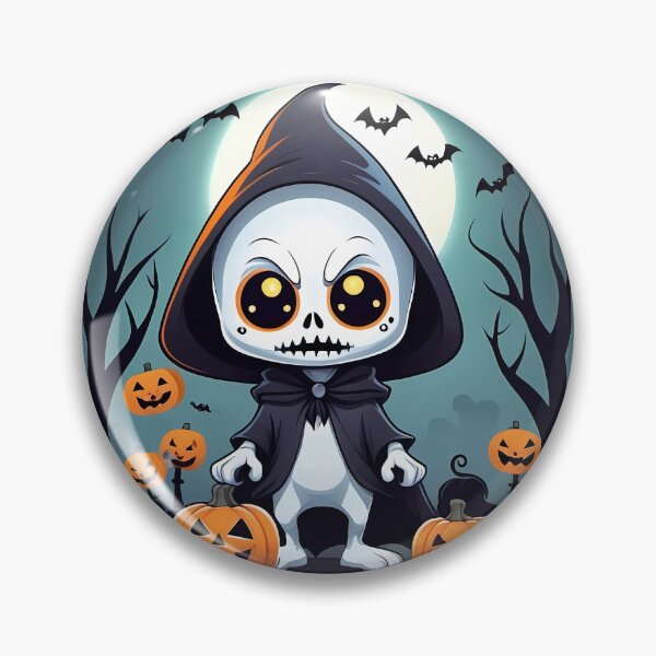 Item preview, cute skeleton with pumpkins designed and sold by Green-z.