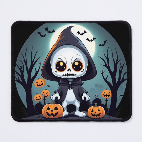 Item preview, cute skeleton with pumpkins designed and sold by Green-z.
