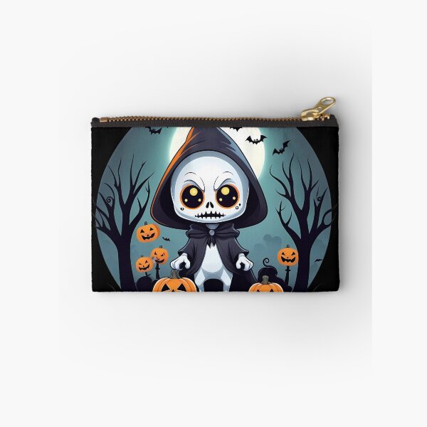 Item preview, cute skeleton with pumpkins designed and sold by Green-z.