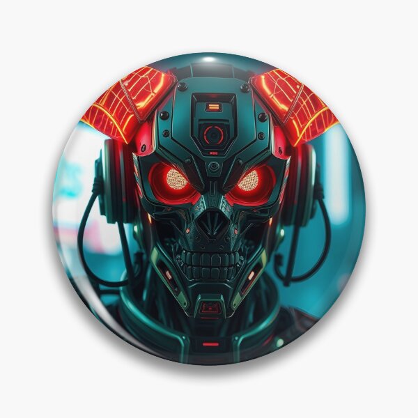 Item preview, Cyberdemon Pattern #1 designed and sold by Kaleidoscope Print.