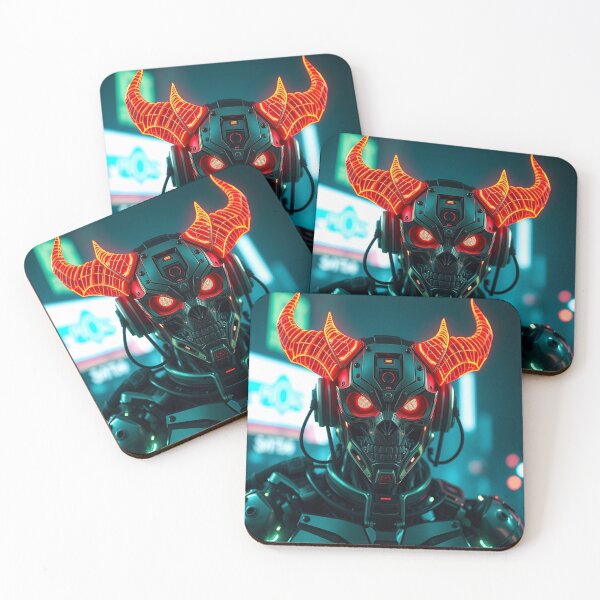 Item preview, Cyberdemon Pattern #1 designed and sold by Kaleidoscope Print.