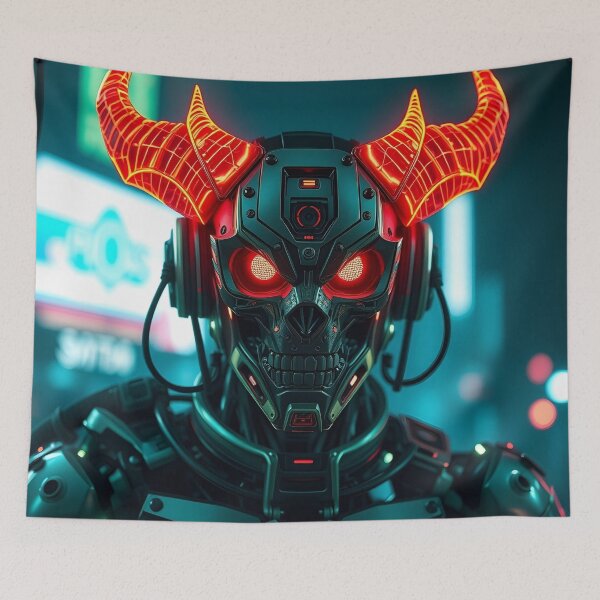 Item preview, Cyberdemon Pattern #1 designed and sold by Kaleidoscope Print.