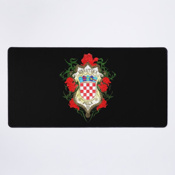Item preview, Coat Of Arms With Roses And The Name Of The City "Pula" designed and sold by MC Art Studio.
