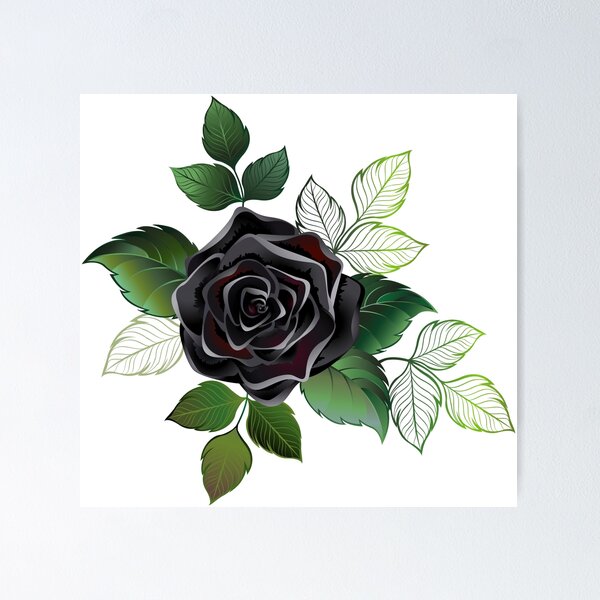 Item preview, Black rose designed and sold by Blackmoon9.