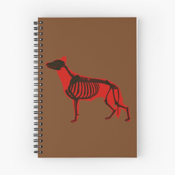 Item preview,  Neon Red Halloween German Shepherd Skeleton designed and sold by harmopiavu.