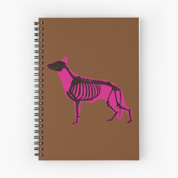 Item preview, Neon Pink 2 Halloween German Shepherd Skeleton designed and sold by harmopiavu.