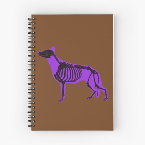 Item preview, Neon Purple Halloween German Shepherd Skeleton designed and sold by harmopiavu.