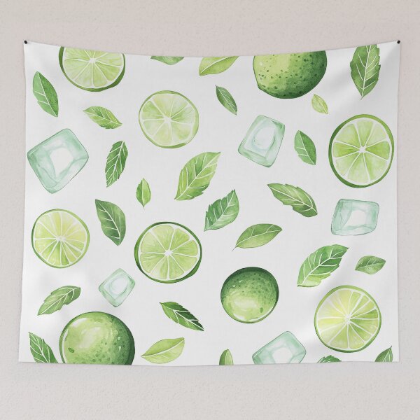 Item preview, Limes and Mojito Mood designed and sold by HappyCanva.