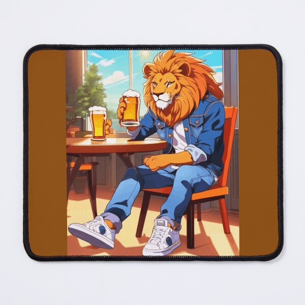 Item preview, Lion in cafe designed and sold by PierreAlbijanic.