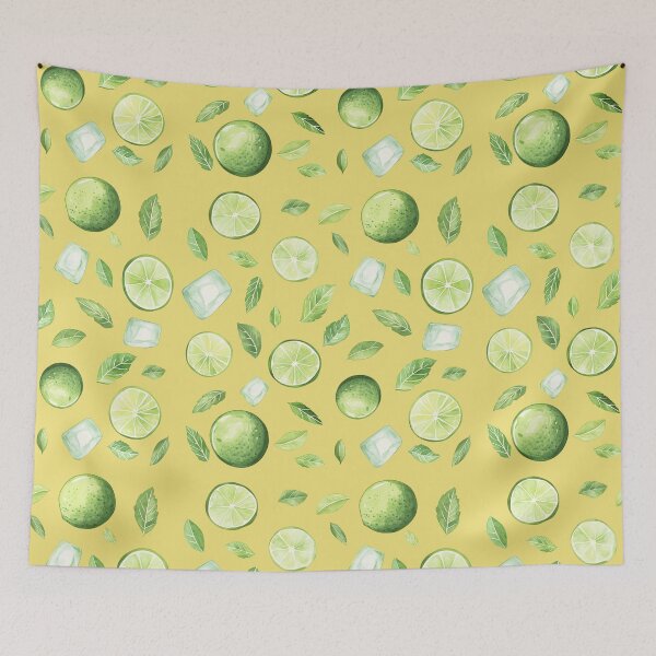 Item preview, Refreshing Limes and Mojito Ingredients designed and sold by HappyCanva.