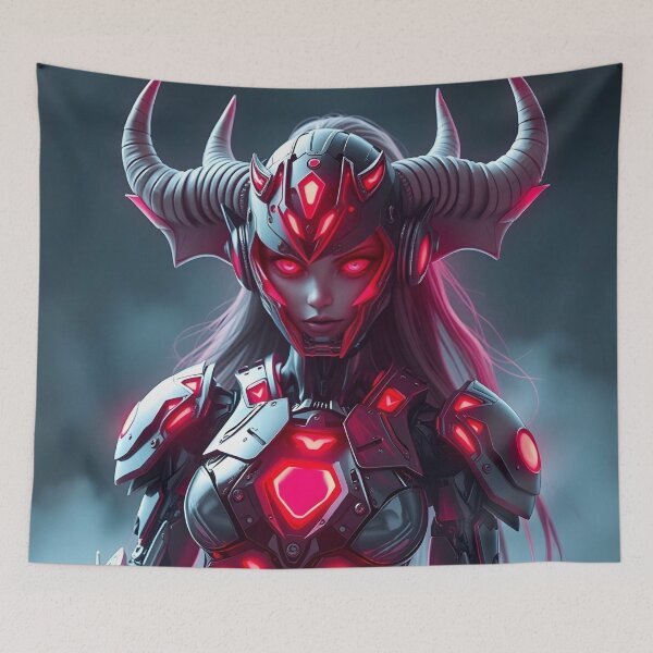 Item preview, Cyberdemon Pattern #6 designed and sold by Kaleidoscope Print.