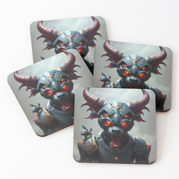 Item preview, Cyberdemon Pattern #9 designed and sold by Kaleidoscope Print.