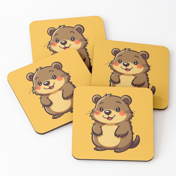 Item preview, Funny and Cute Anime Wombat designed and sold by ThreeftlyPicks.
