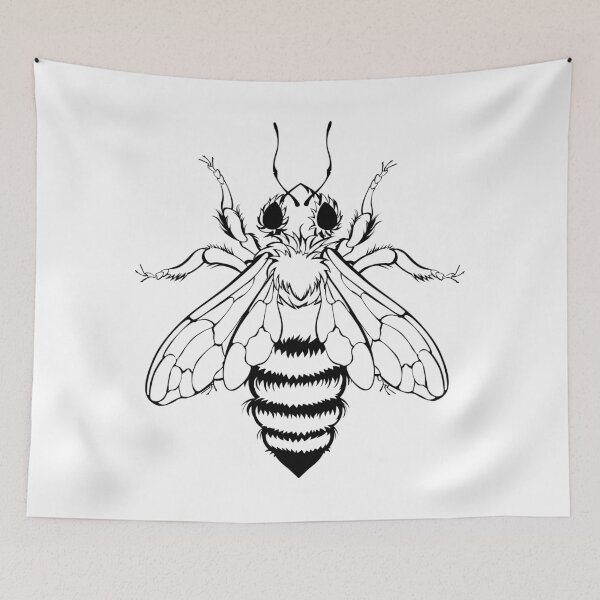 Item preview, Outline bee designed and sold by Blackmoon9.
