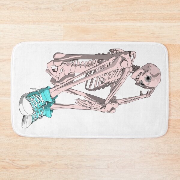 Item preview, Skeleton wearing sneakers designed and sold by m-yoga-store.