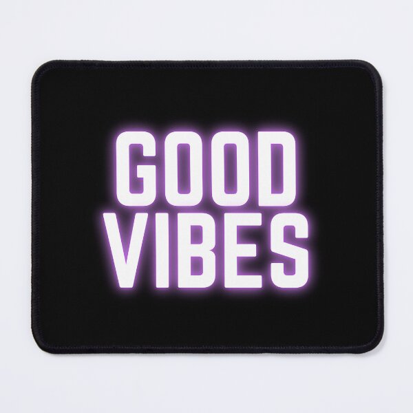 Item preview, Good Vibes Purple Glow Text designed and sold by Ninjakandy.