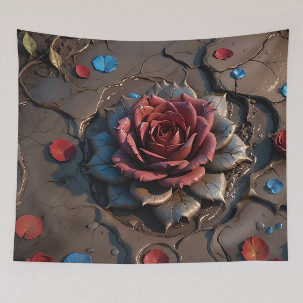 Item preview, The beauty of a rose in mud designed and sold by Marcu Ioachim.