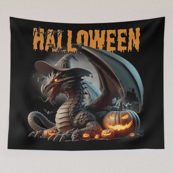 Item preview, Happy Halloween Dragon designed and sold by Kormix.